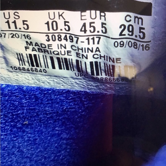 AIR JORDAN 4 RETRO MOTORSPORTD ( 308497-117) Sz 11.5 MENS SNEAKER (2016) - Picture 11 of 16